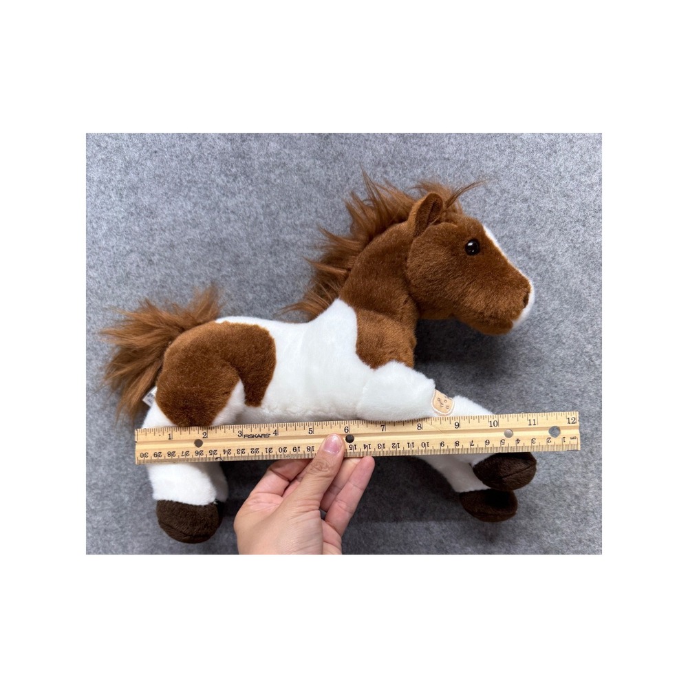 Aurora World Pinto Horse Plush Brown White Get Well Heart Stuffed Animal 11 Inch - Picture 10 of 12